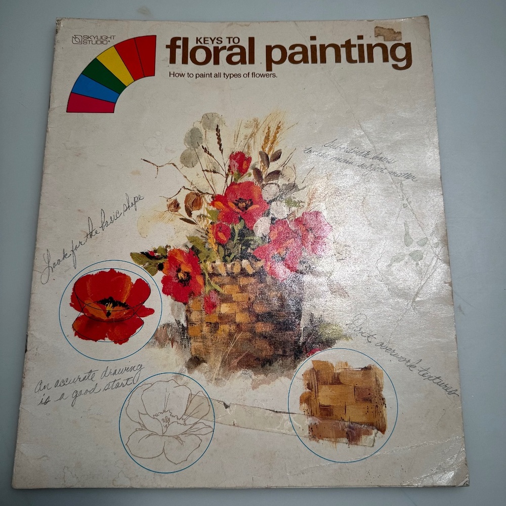 Skylight Studio Keys to Floral Painting Art Instruction Book